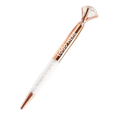 Big Diamond Glitter Metal Pen