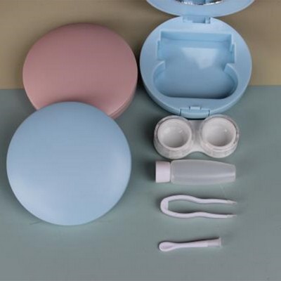 Cosmetic Contact Lens Box With Mirror