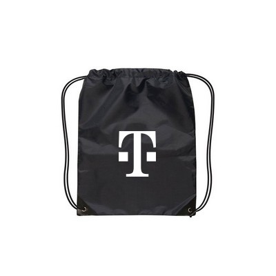 Polyester Budget Drawstring Backpack