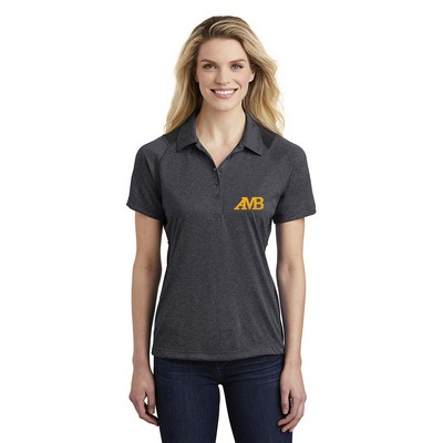 Sport-Tek® Ladies Heather Colorblock Contender™ Polo