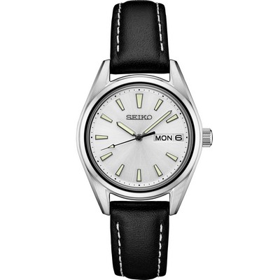 Seiko Ladies Essential Stainless Steel Watch w/Silver Dial