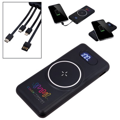 Magnetic Wireless Charger & Power Bank 10,000mAh