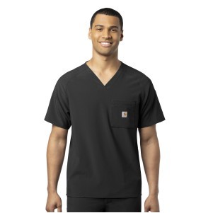 Carhartt® Men's Force Cross-Flex Modern Fit Chest Pocket V-Neck Top