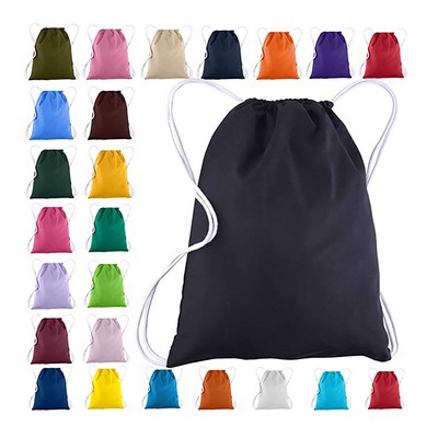 Pure Cotton Drawstring Backpacks