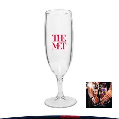 6.7 oz. Ibolya Plastic Champagne Flutes