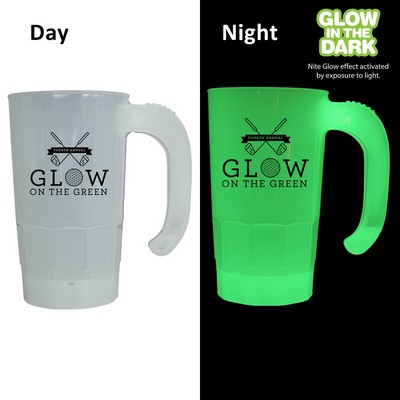 20 Oz. Nite Glow Stackable Beer Stein