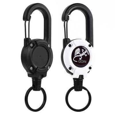 Premium Outdoor Badge Reel w/Carabiner