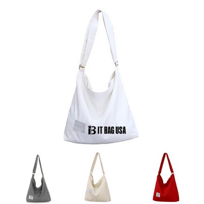 Women's Retro Large Size Canvas Shoulder Bag