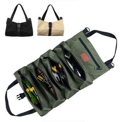 Multi-Purpose Roll Up Tool Bag Car First Aid Kit Bag