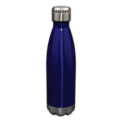 17 oz. Blue Stainless Steel Glacier Bottle