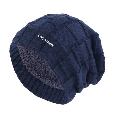 Fleece Lined Mens Beanie