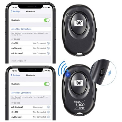 Wireless Bluetooth Camera Remote Shutter for Selfies