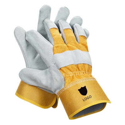 Cowhide Mechanic Gloves