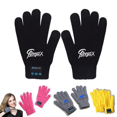 Bluetooth Touchscreen Knit Warm Gloves