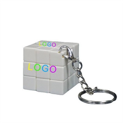 Puzzle Cube Keychain