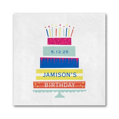 Birthday Extravagance Beverage Ooh La Color® Napkin