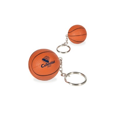 Basketball Key Ring Toy Stress Ball