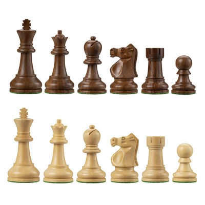 Ultimate Chess Pieces, Sheesham and Boxwood 3.75 inch King