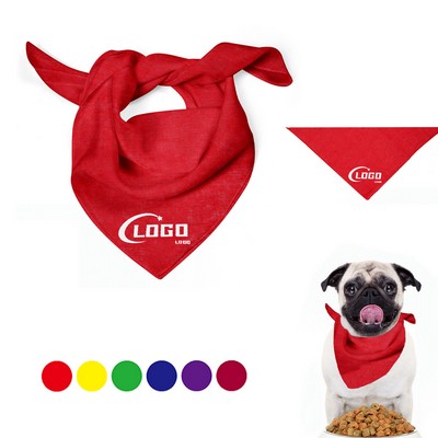 Dog Triangle Neck Scarf