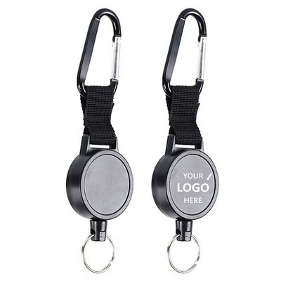 Retractable Badge Holder with Steel Cable