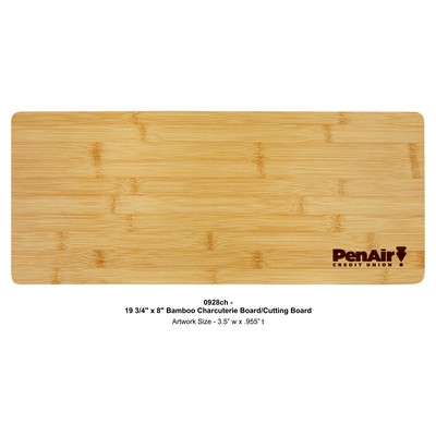 Large Bamboo Charcuterie Board (19.75")