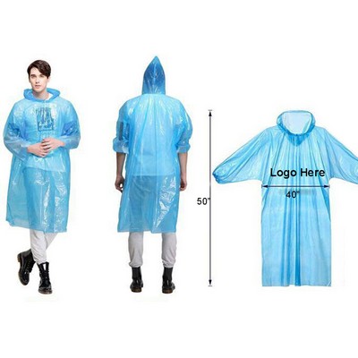 Disposable Rain Poncho