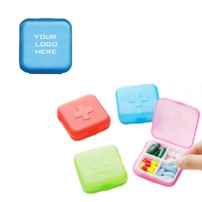 Cross Pill Case Tablet Box