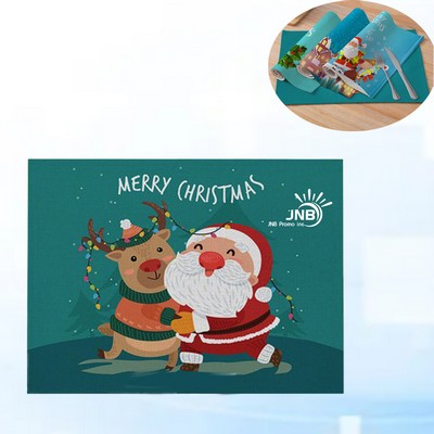 Christmas Printed Dining Placemat for Holiday Meals