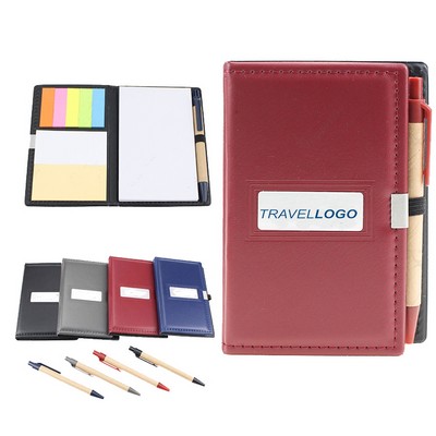 Business PVC Notebook W/ Pen