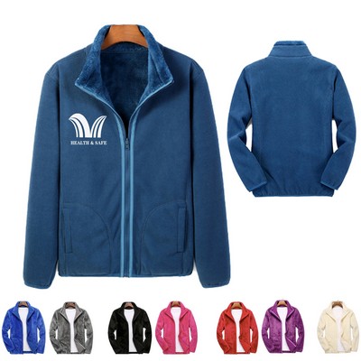 Full Zip Soft Polar Fleece Jacket