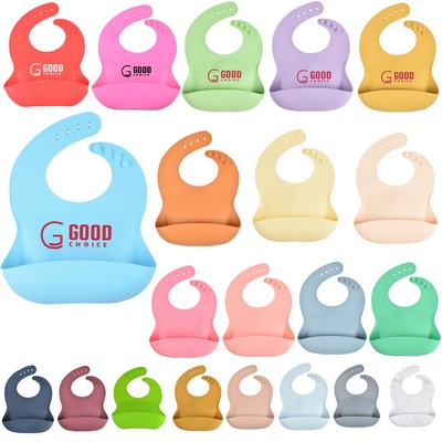 Unisex Silicone Baby Bibs