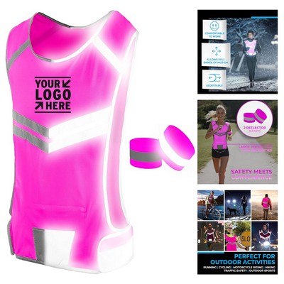 Reflective Running Vest for Walkers at Night