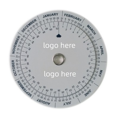 4.7" PVC Date Finder Wheel Calculator