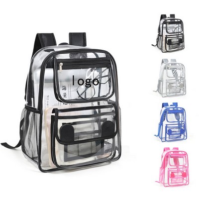 Pvc Large Capacity Transparent Backpack