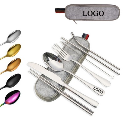 Portable Stainless Steel Flatware Set/Travel Camping Cutler