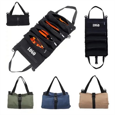 Hanging Tool Organizer Roll-Up Tote Bag