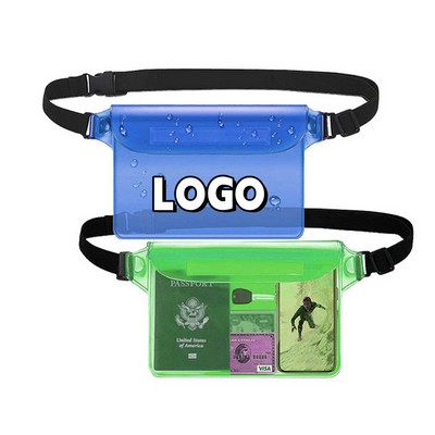 Transparent Pvc Waterproof Waist Bag