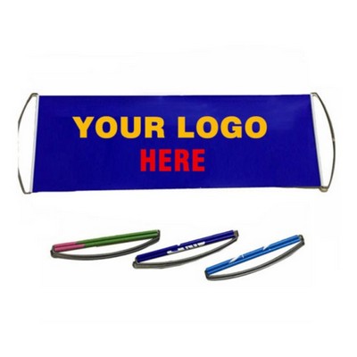 Retractable Handheld Scroll Banner