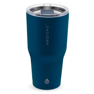 GROSCHE YUKON 32 oz Stainless Steel vacuum insulated tumbler -Mountain Blue