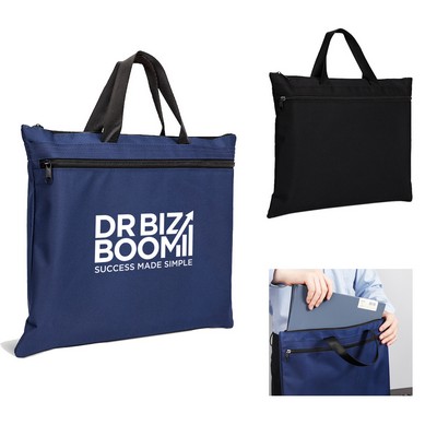 Foldable A4 Document Storage Bag With Handle