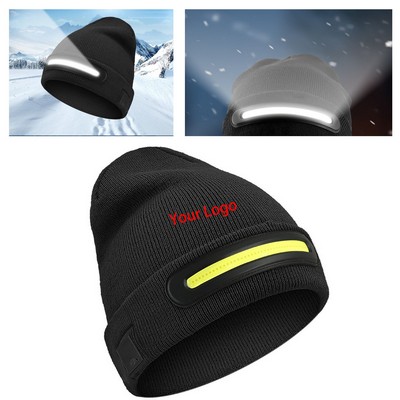 Warm Beanie with LED Light