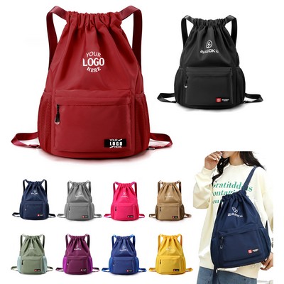 Large Capacity Oxford Cloth Drawstring Backpack