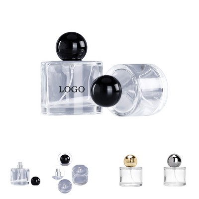 50mL Transparent Perfume Refillable Glass Spray Bottle