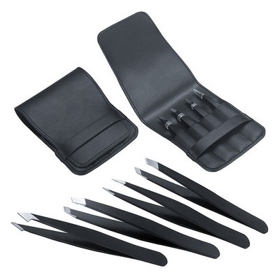 Stainless Steel Tweezers Set