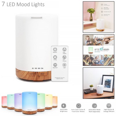 300ML Quiet 5-in-1 Premium Essential Oil Diffuser/Humidifier