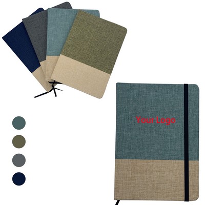 B6 Colorblocking Cloth Surface Notebook