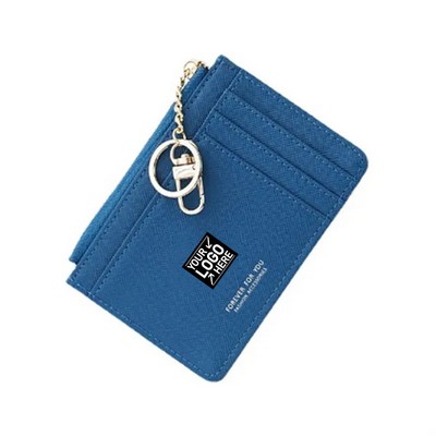 Minimalist PU Leather Card Holder & Coin Wallet