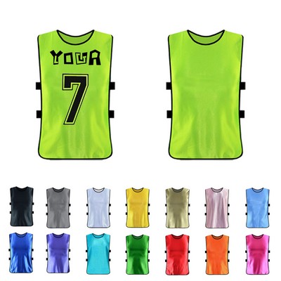 Mesh Sports Pinnie Practice Jersey