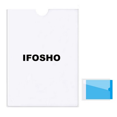 Transparent PVC Card Holder Protective Sleeve