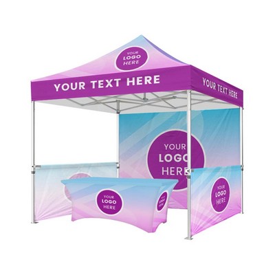 10'x10' Event Tent Kit with Stretch Table Cover